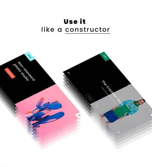 高端时尚现代简约的多功能UI KITS