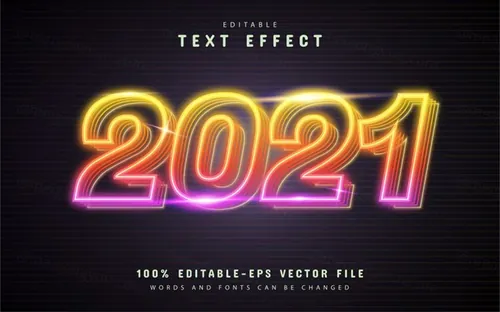 好莱坞电影级三维立体特效字体文本特效可编辑EPS矢量模板素材3d text style effect