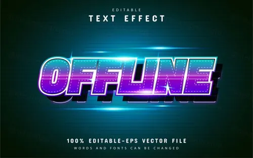 好莱坞电影级三维立体特效字体文本特效可编辑EPS矢量模板素材3d text style effect