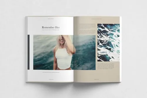 精美时尚品牌杂志书籍模板 Santa-Monica-Magazine