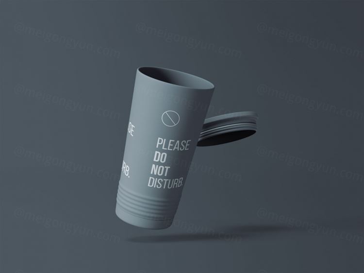 一次性咖啡杯外观设计PSD样机模板 Tumbler Cup Mockup