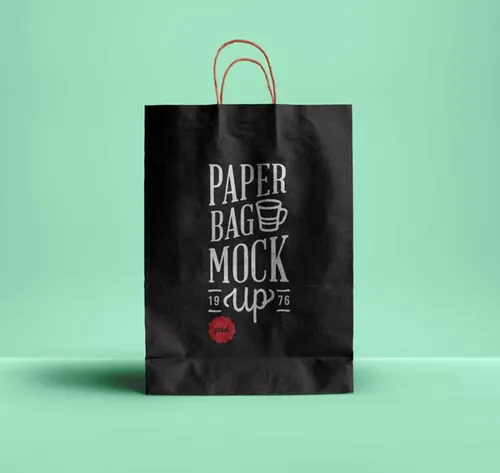 牛皮纸纸袋样机 Psd Paper Bag Mockup