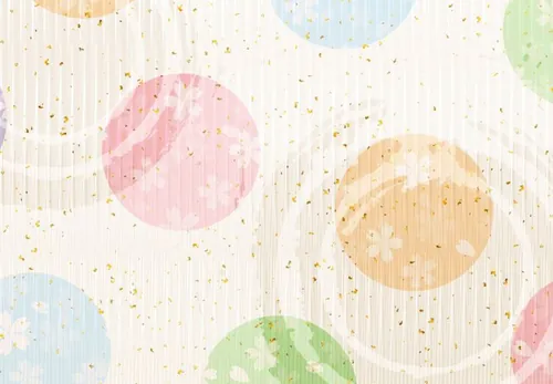 樱花纸新年贺卡背景海报矢量设计素材Cherry Japanese paper background