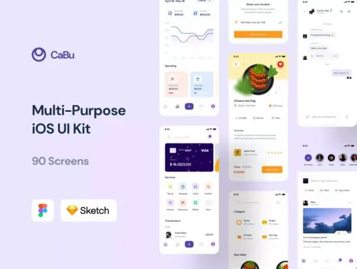 满足各种需求的多功能App iOS UI套件