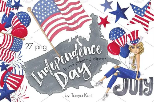 独立日设计套件 Independence Day Design Kit