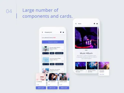 移动用户界面工具包Argon Mobile UI Kit Pro