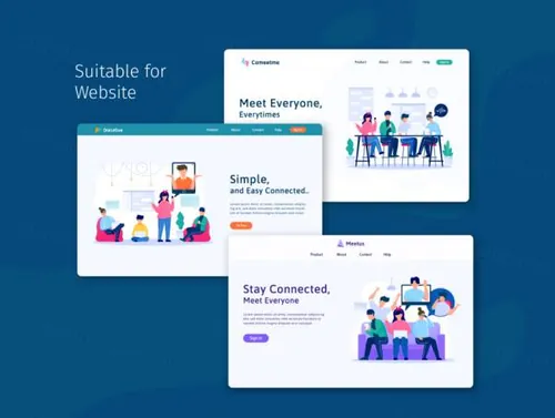 通信插图工具包COMMUNICO  Illustration Kit