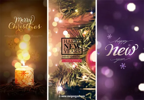 圣诞节时尚海报Merry Christmas Poster