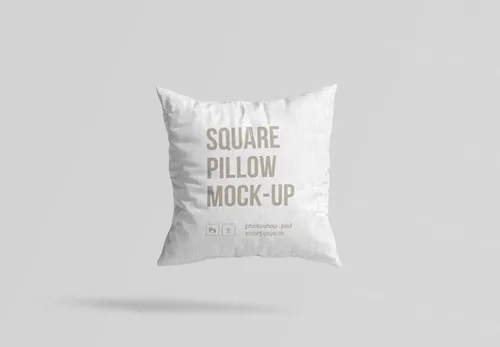 方形抱枕产品贴图展示模版 Square Pillow Mockup