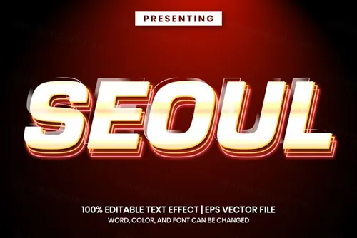 好莱坞电影级幻影特效三维立体特效字体文本特效可编辑EPS矢量模板素材