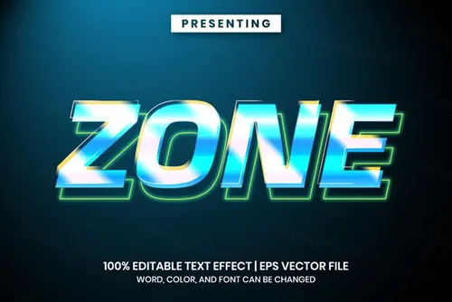 好莱坞电影级三维立体特效字体文本特效可编辑EPS矢量模板素材3d text style effect