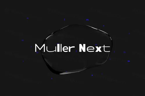高质量简约的品牌设计海报排版英文无衬线字体系列下载 Mull