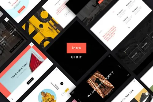SKETCHPHOTOSHOP精心打造的高端时尚的UI KITS