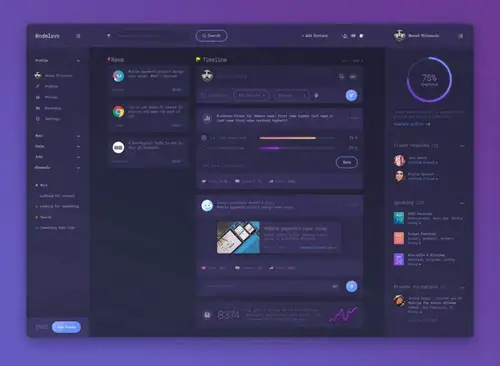 Dashboard UI Daily UI #032 每日UI源文件分享 UI 素材