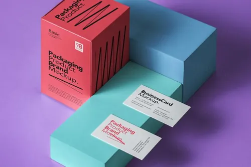 基本的Psd产品包装模型样机 Basic Psd Product Packaging Mockup