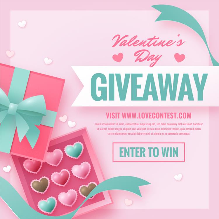 粉色渐变情人节七夕三八妇女节爱情主题宣传单横幅海报EPS矢量