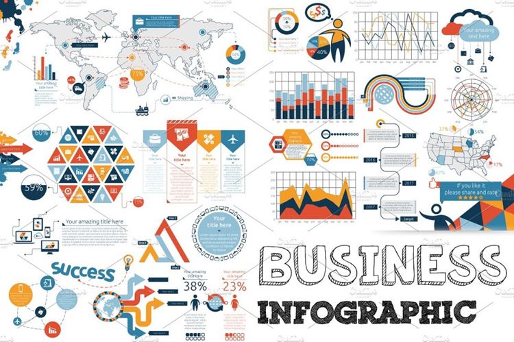 矢量信息图表ppt素材 Business Infographic