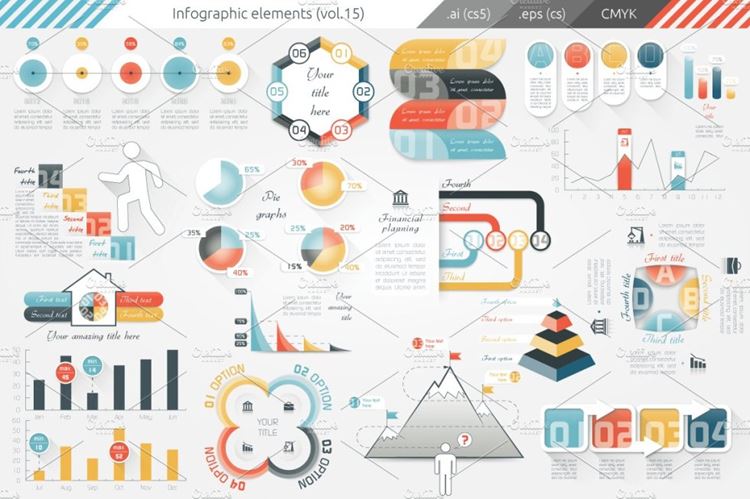 信息图表PPT素材 Infographic Elements