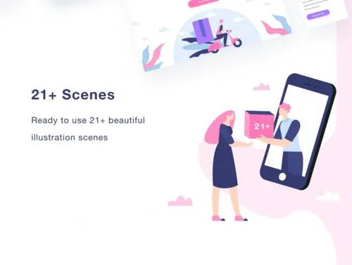 贝拉概念设计插图库Vela Illustration Library