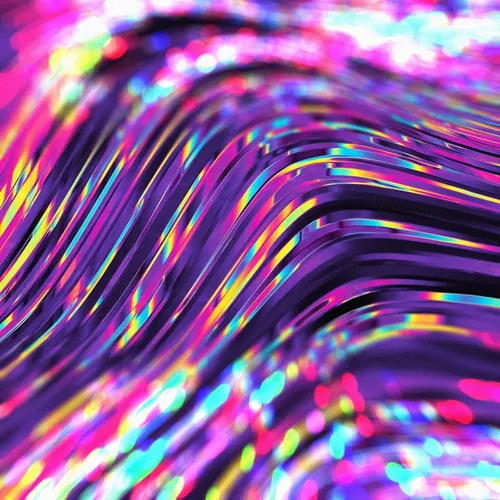 未来派镀铬金属彩虹全息渐变科技迷幻高清背景素材合辑 IRID
