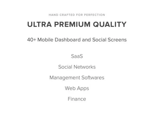 移动仪表板用户界面工具包Mobile Dashboard UI Kit