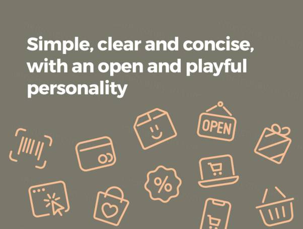 线性购物图标Shopping Icons