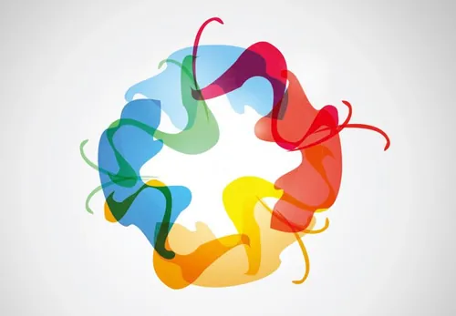 时尚创意彩色艺术抽象矢量插图背景设计素材Vector illustration