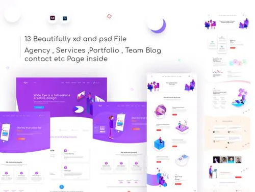 创意机构模板Ago - Creative Agency Templat