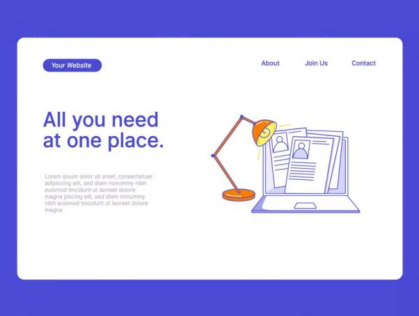 学校与在线教育主题矢量插画素材包