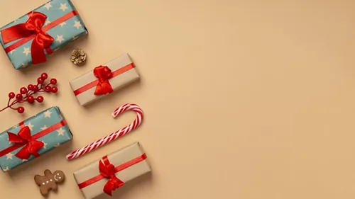 极简圣诞节主题装饰元素4K高清背景设计素材 christma