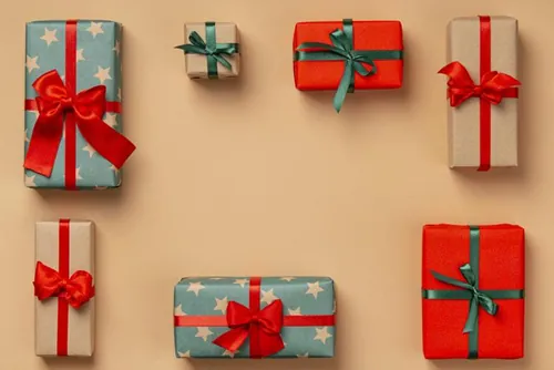 极简圣诞节主题装饰元素4K高清背景设计素材 christma