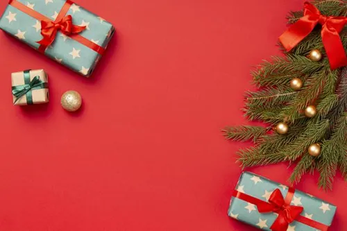 极简圣诞节主题装饰元素4K高清背景设计素材 christma