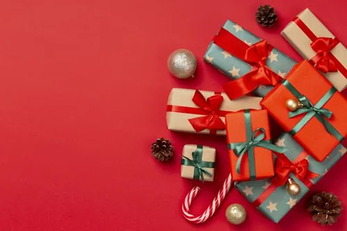 极简圣诞节主题装饰元素4K高清背景设计素材 christma