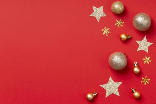 极简圣诞节主题装饰元素4K高清背景设计素材 christma