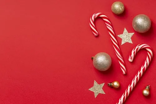 极简圣诞节主题装饰元素4K高清背景设计素材 christma