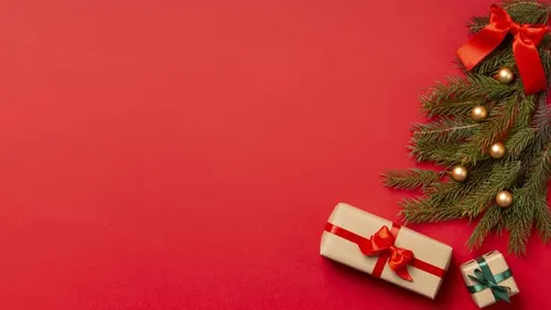 极简圣诞节主题装饰元素4K高清背景设计素材 christma