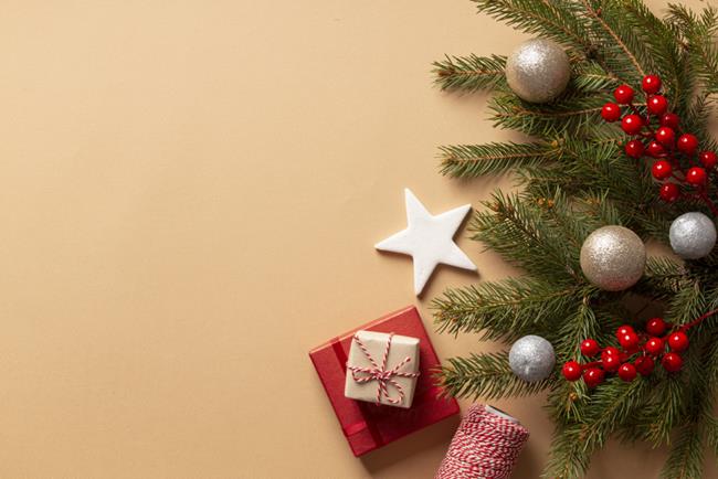 极简圣诞节主题装饰元素4K高清背景设计素材 christma