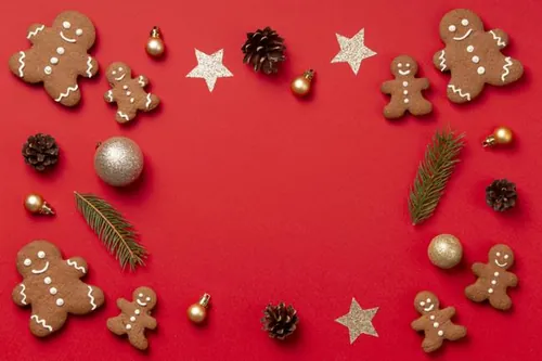 极简圣诞节主题装饰元素4K高清背景设计素材 christma