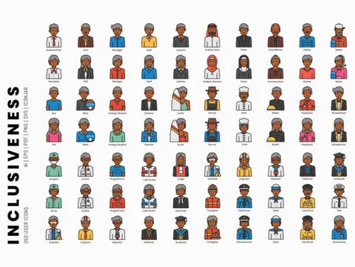 极具包容性图标Inclusiveness Icons