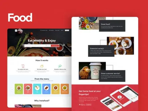 概念登录页模板 Concept Landing Page Template
