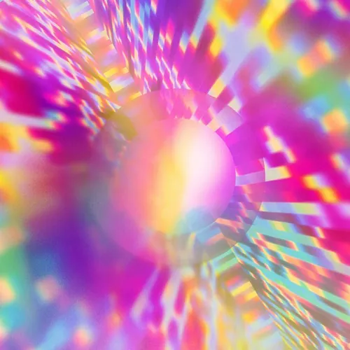 未来派镀铬金属彩虹全息渐变科技迷幻高清背景素材合辑 IRID