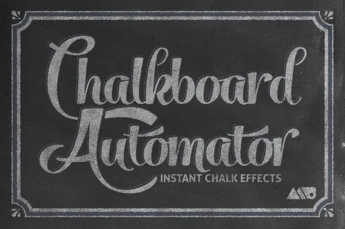 粉笔黑板效果 Chalkboard Automator  C