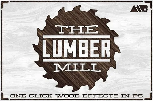 Photoshop木纹工具包 The Lumber Mill