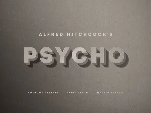 复古老电影海报标题立体字特效PSD模板 Old Movie