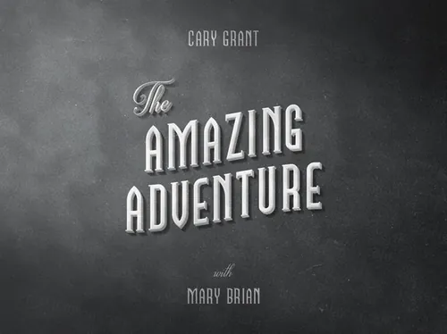 复古老电影海报标题立体字特效PSD模板 Old Movie