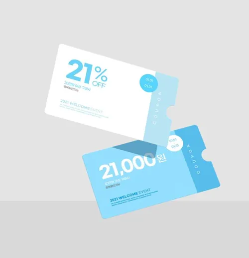 促销电子券抵用券会员卡折扣券优惠券设计概念展示提案样机PSD模板