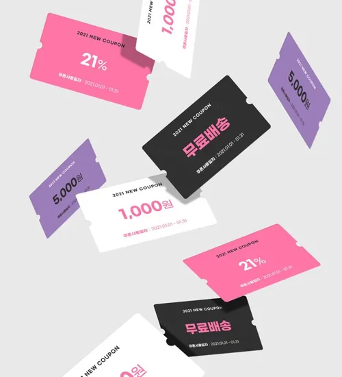 促销电子券抵用券会员卡折扣券优惠券设计概念展示提案样机PSD模板