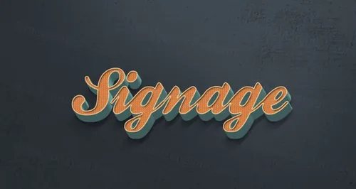 Retro Photoshop Text Effect