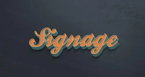 Retro Photoshop Text Effect 设计元素