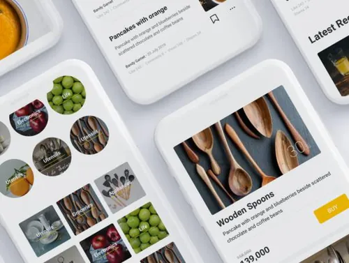 每日厨房UI套件Daily Kitchen UI Kits